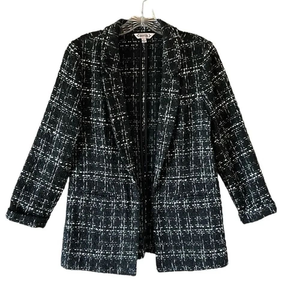 NEW Nanette Lepore Black And White Blazer